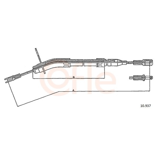 92.10.937 - Cable, parking brake 