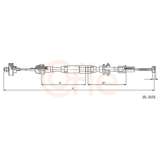 92.10.3151 - Clutch Cable 