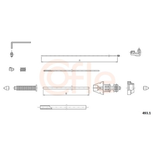 92.493.1 - Accelerator Cable 