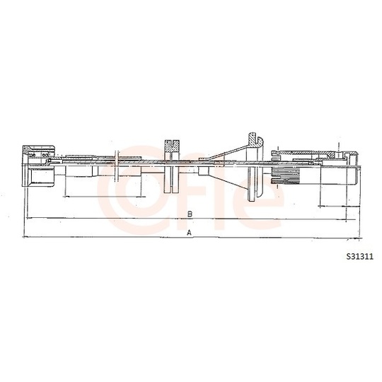 92.S31311 - Tacho Shaft 