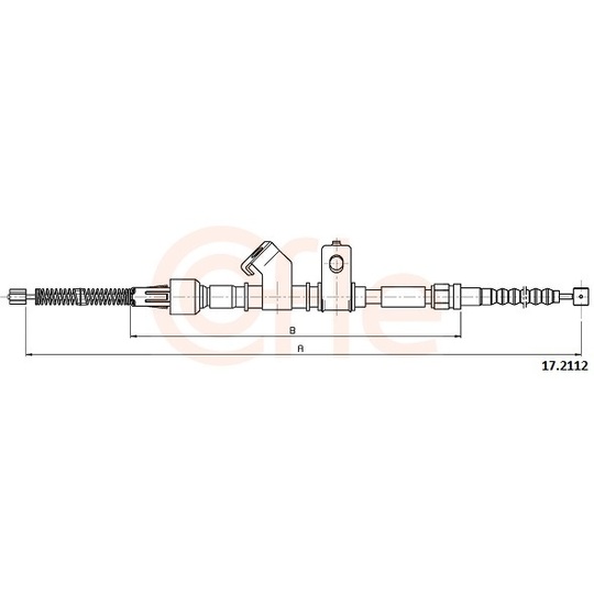 92.17.2112 - Cable, parking brake 