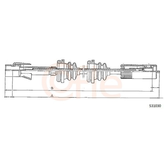 92.S31030 - Tacho Shaft 