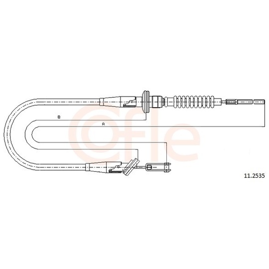 92.11.2535 - Clutch Cable 