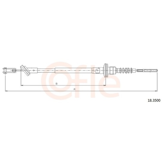 92.18.3500 - Clutch Cable 