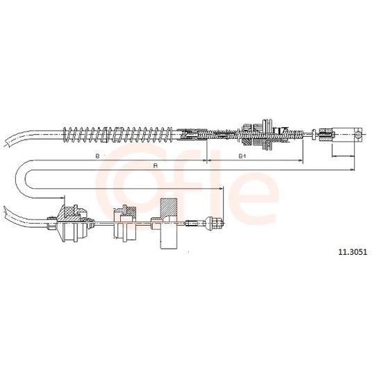 92.11.3051 - Clutch Cable 