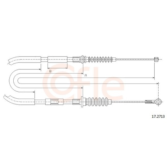 92.17.2713 - Cable, parking brake 