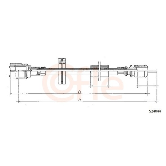 92.S24044 - Tacho Shaft 