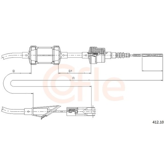 92.412.10 - Clutch Cable 