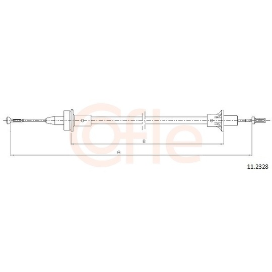 92.11.2328 - Clutch Cable 