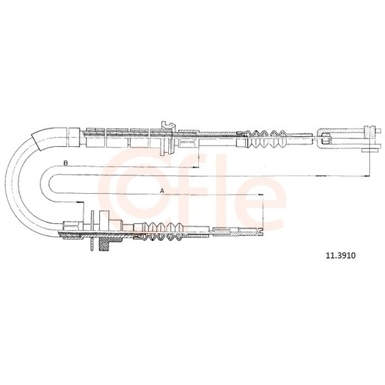 92.11.3910 - Clutch Cable 