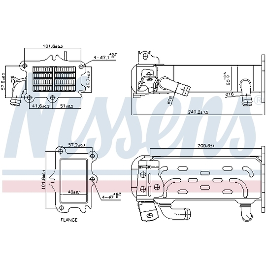 989447 - Cooler, exhaust gas recirculation 