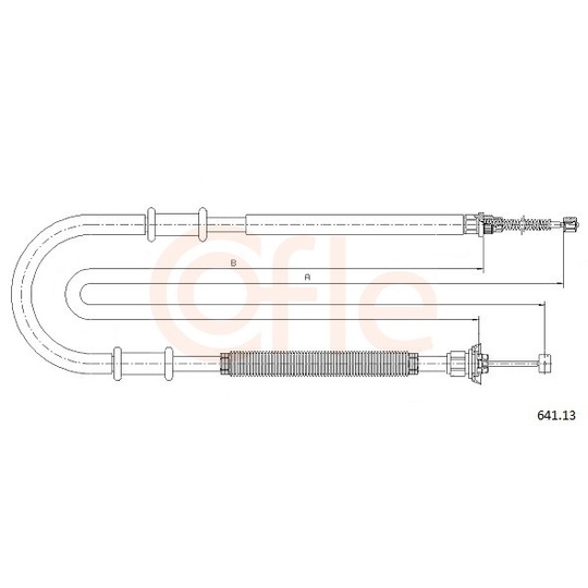 92.641.13 - Cable, parking brake 