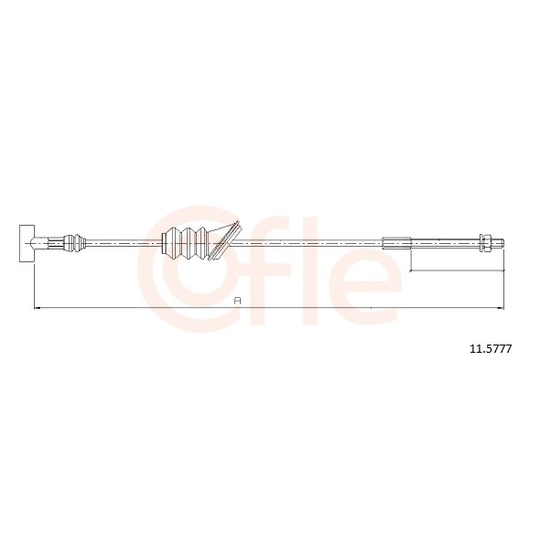 92.11.5777 - Cable, parking brake 