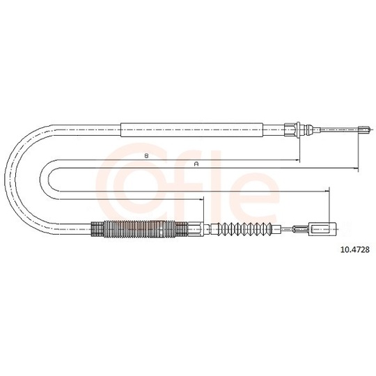 92.10.4728 - Cable, parking brake 