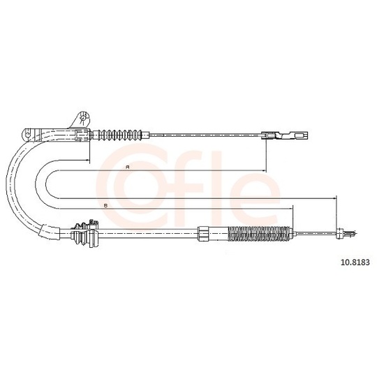 92.10.8183 - Cable, parking brake 