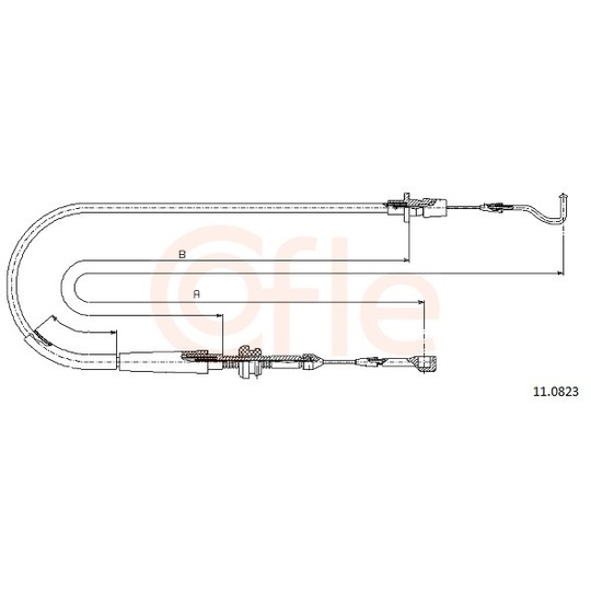 92.11.0823 - Accelerator Cable 