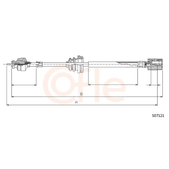 92.S07121 - Hastighetsmätaraxel 