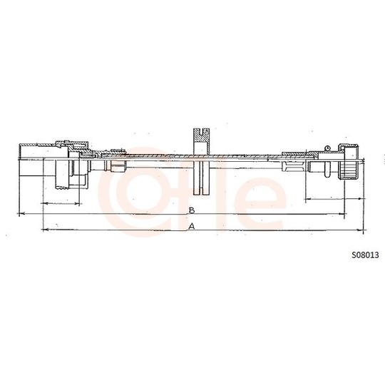 92.S08013 - Tacho Shaft 