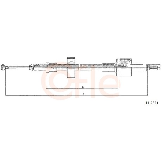 92.11.2323 - Clutch Cable 