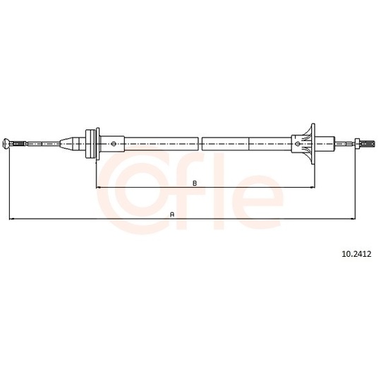 92.10.2412 - Clutch Cable 