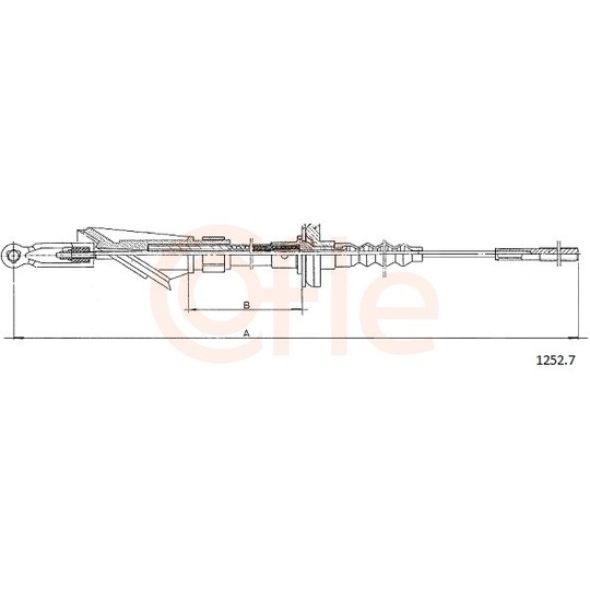 92.1252.7 - Clutch Cable 