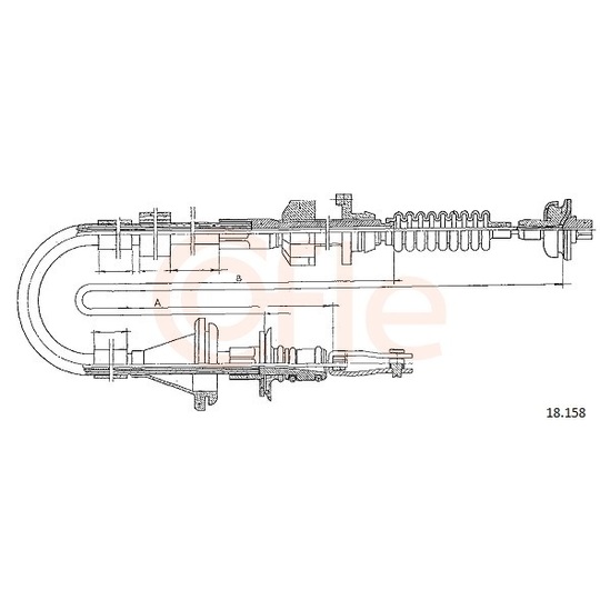 92.18.158 - Clutch Cable 