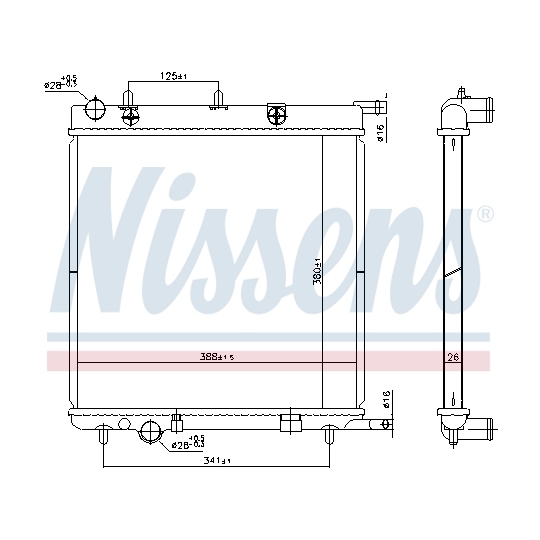 606400 - Radiator, engine cooling 