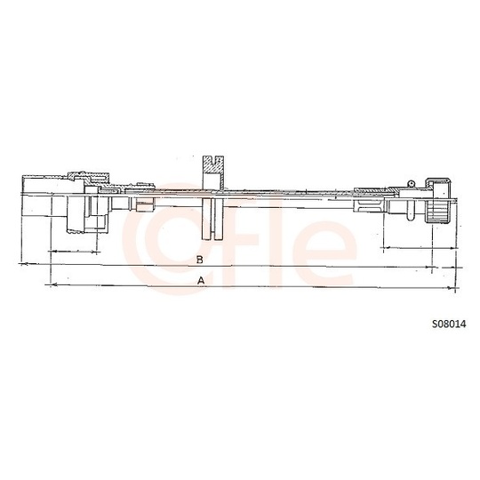 92.S08014 - Hastighetsmätaraxel 