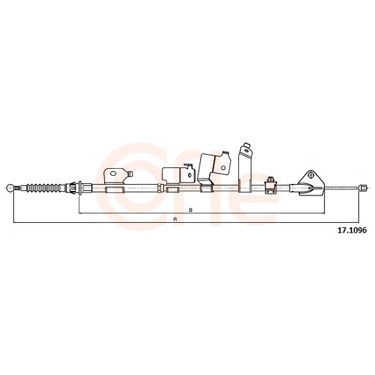 92.17.1096 - Cable, parking brake 