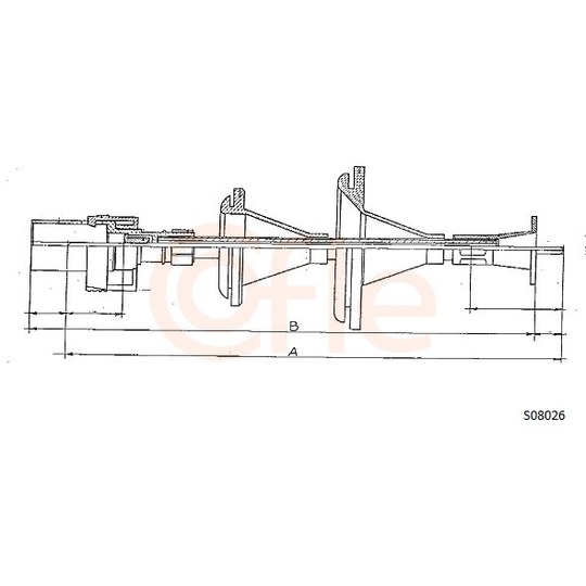 92.S08026 - Hastighetsmätaraxel 