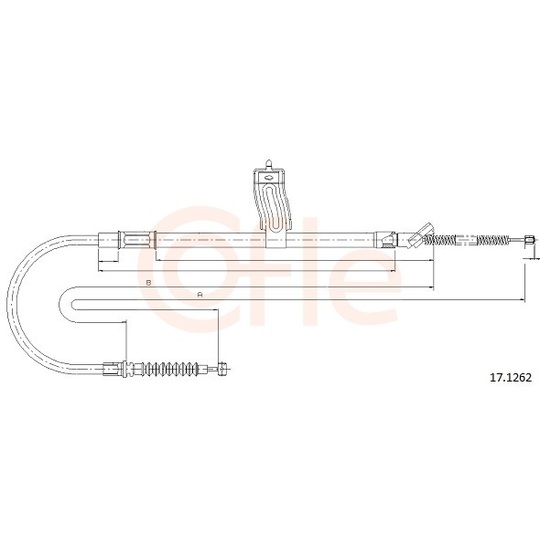 92.17.1262 - Cable, parking brake 