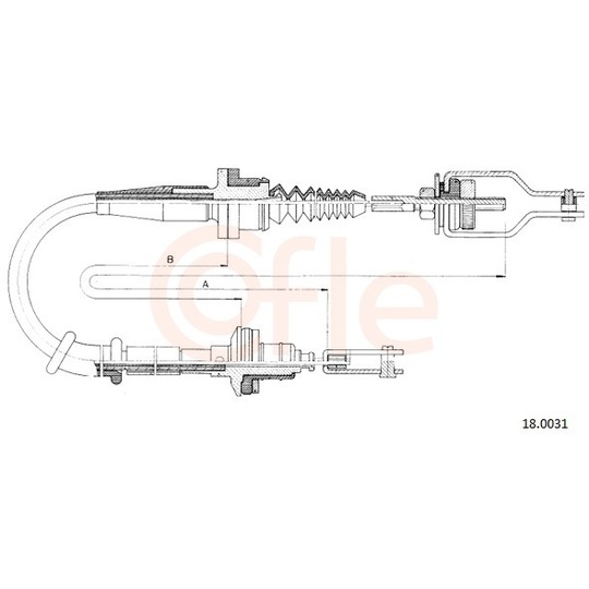 92.18.0031 - Clutch Cable 