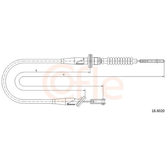 92.18.6020 - Clutch Cable 