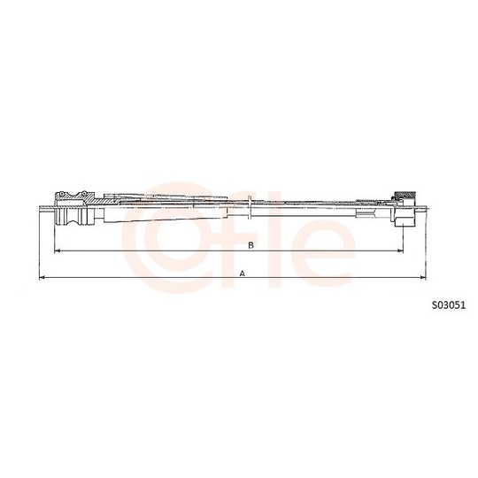 92.S03051 - Tacho Shaft 