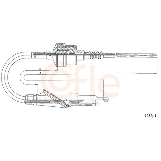 92.1282P1 - Clutch Cable 