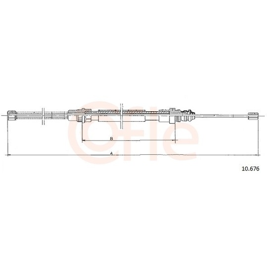 92.10.676 - Cable, parking brake 