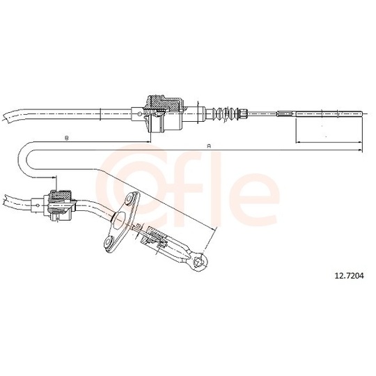 92.12.7204 - Clutch Cable 