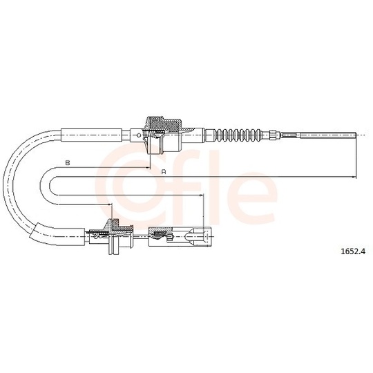 92.1652.4 - Clutch Cable 