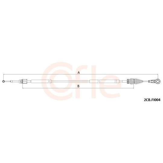 92.2CB.FI004 - Cable, manual transmission 