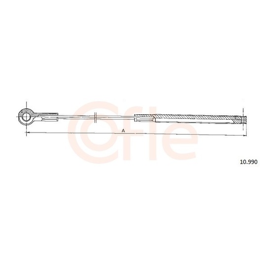 92.10.990 - Cable, parking brake 