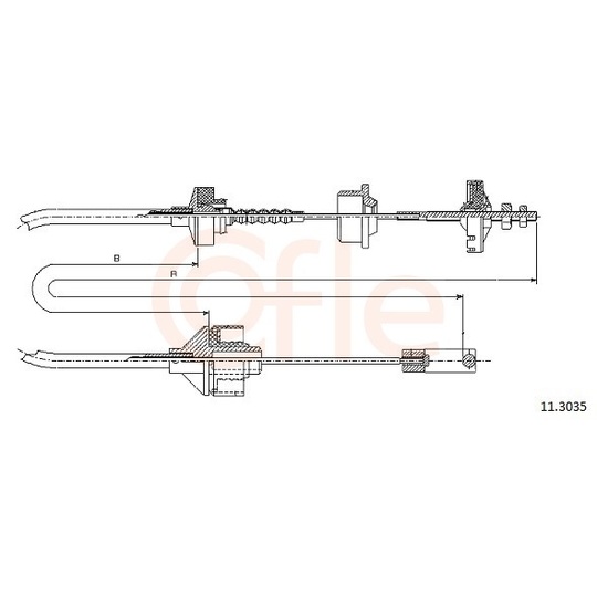 92.11.3035 - Clutch Cable 