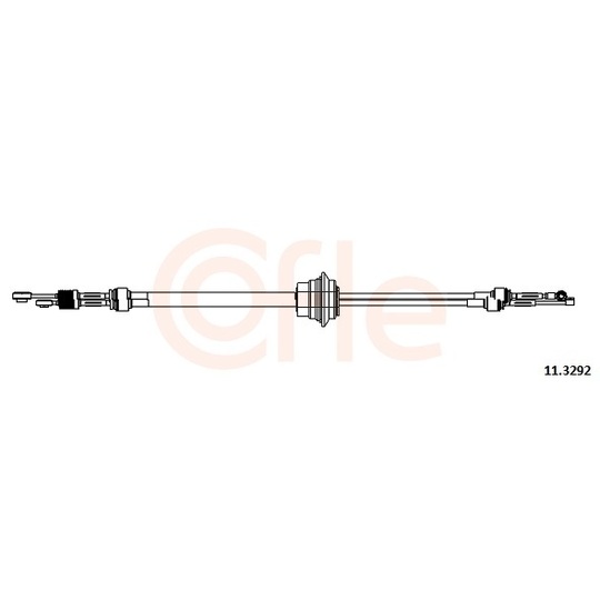 92.11.3292 - Cable, manual transmission 