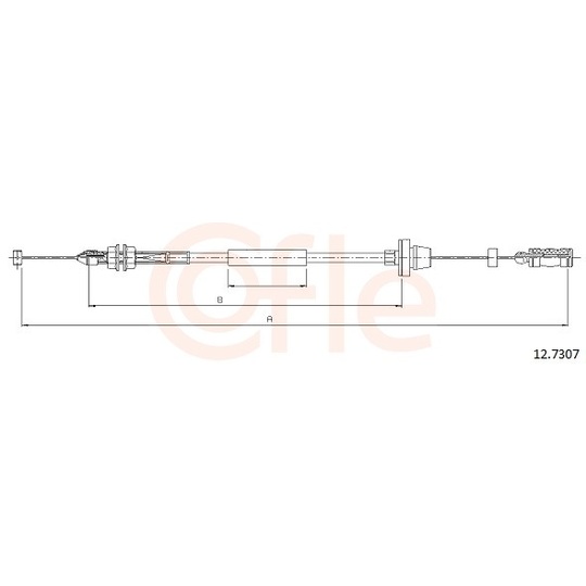 92.12.7307 - Accelerator Cable 