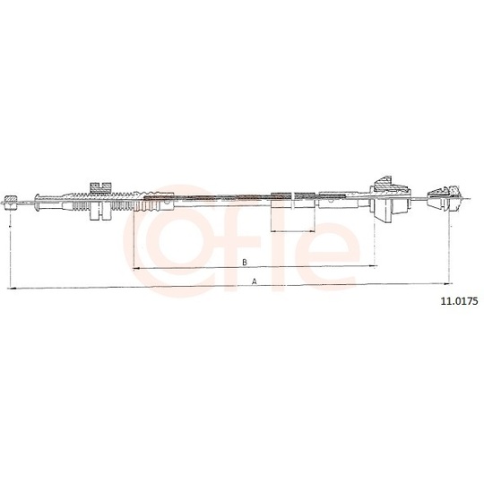 92.11.0175 - Accelerator Cable 