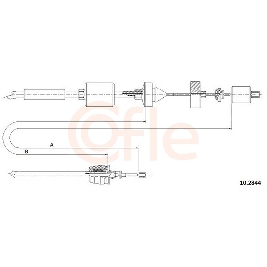 92.10.2844 - Clutch Cable 