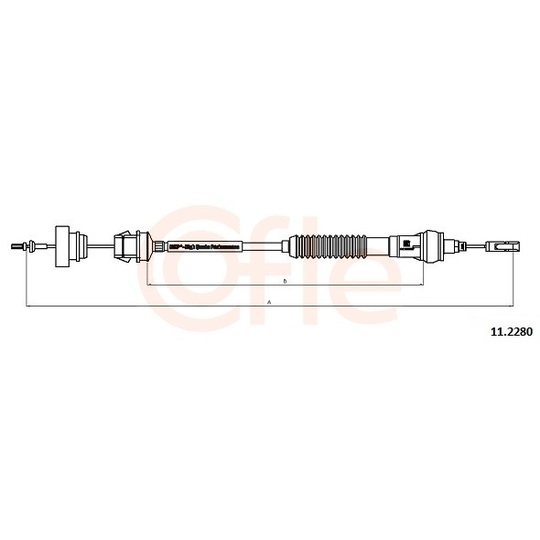 92.11.2280 - Clutch Cable 