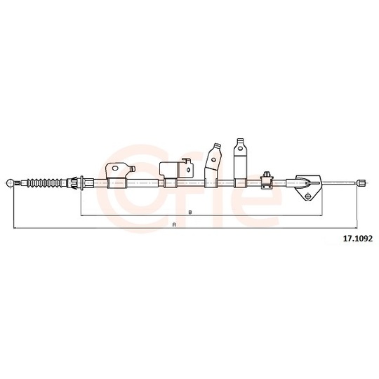 92.17.1092 - Cable, parking brake 