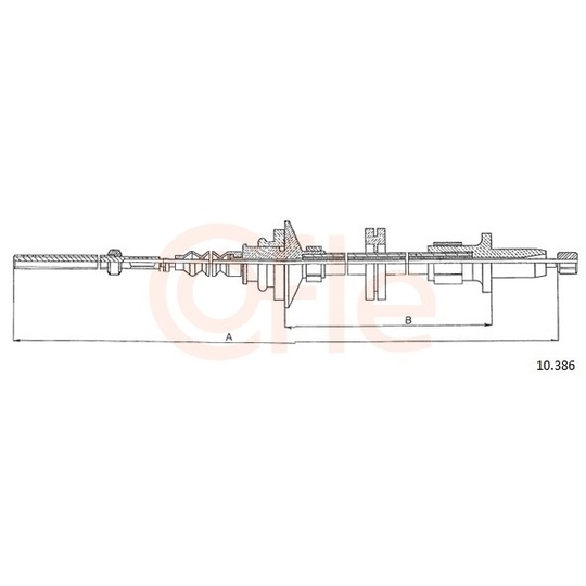 92.10.386 - Clutch Cable 