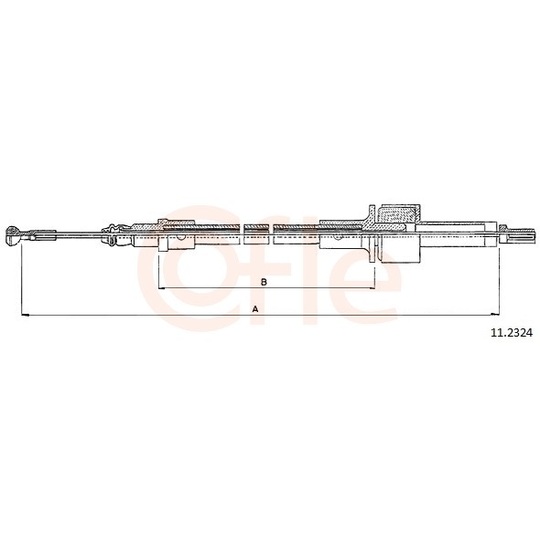 92.11.2324 - Clutch Cable 