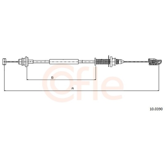 92.10.0390 - Accelerator Cable 